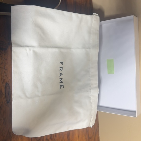 NEW Frame Le Ren Slip on Platform Sneaker in black, size 8 - Picture 9 of 15